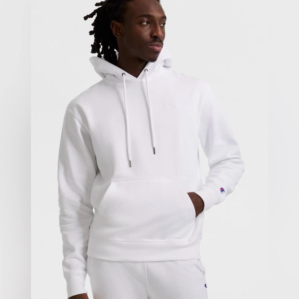 Champion White Men's Hoodie